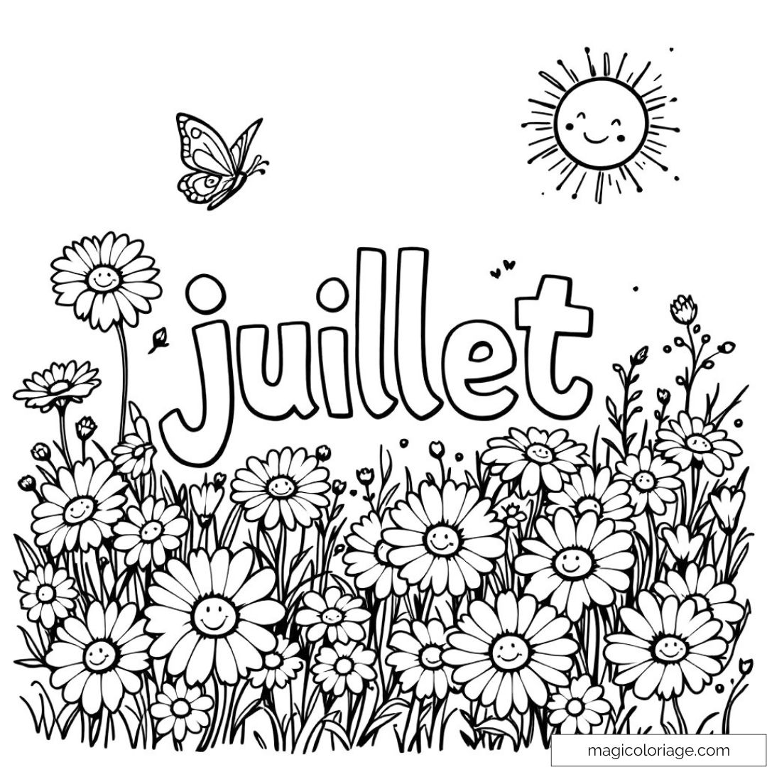 Dessin de fleurs