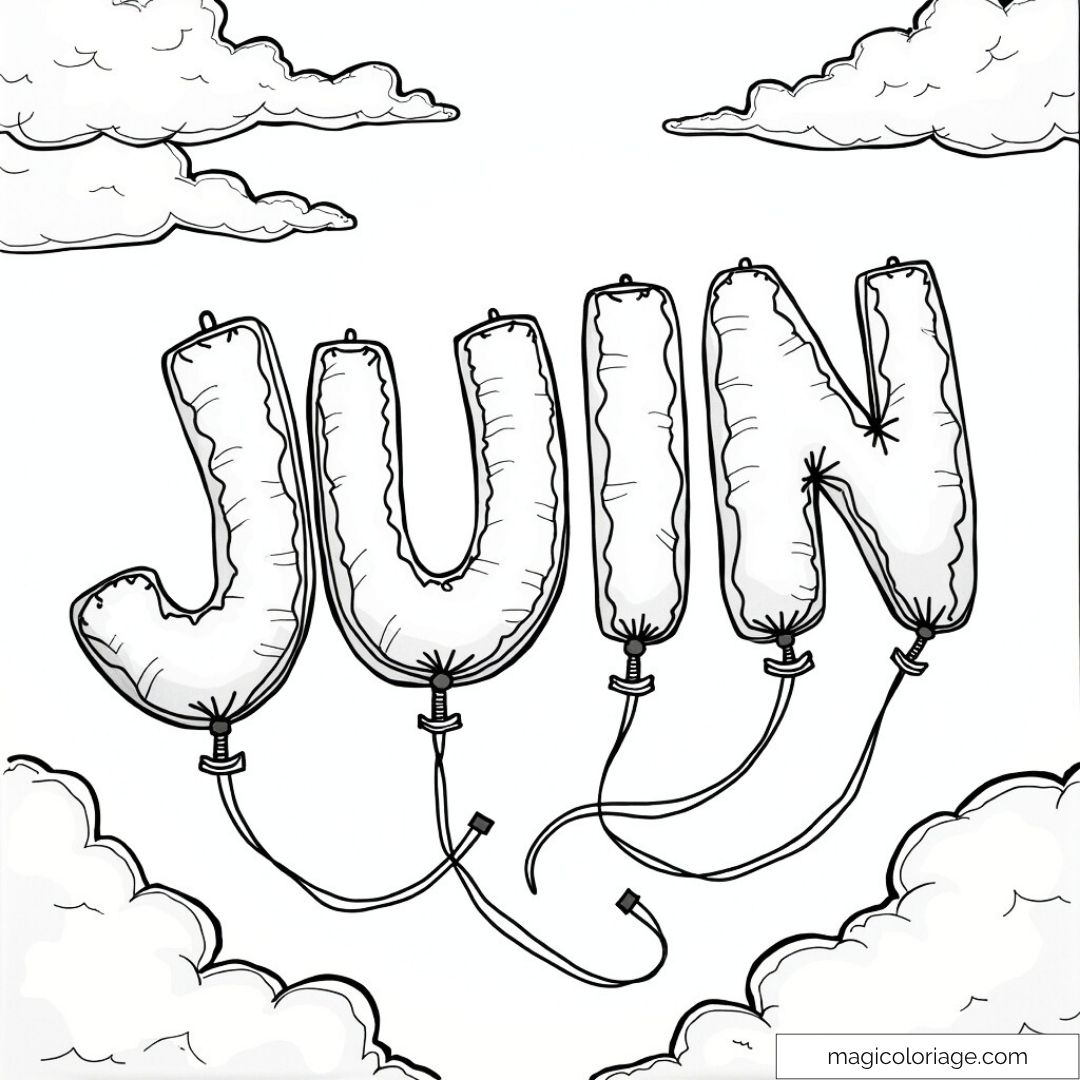 Ballons en forme de lettres