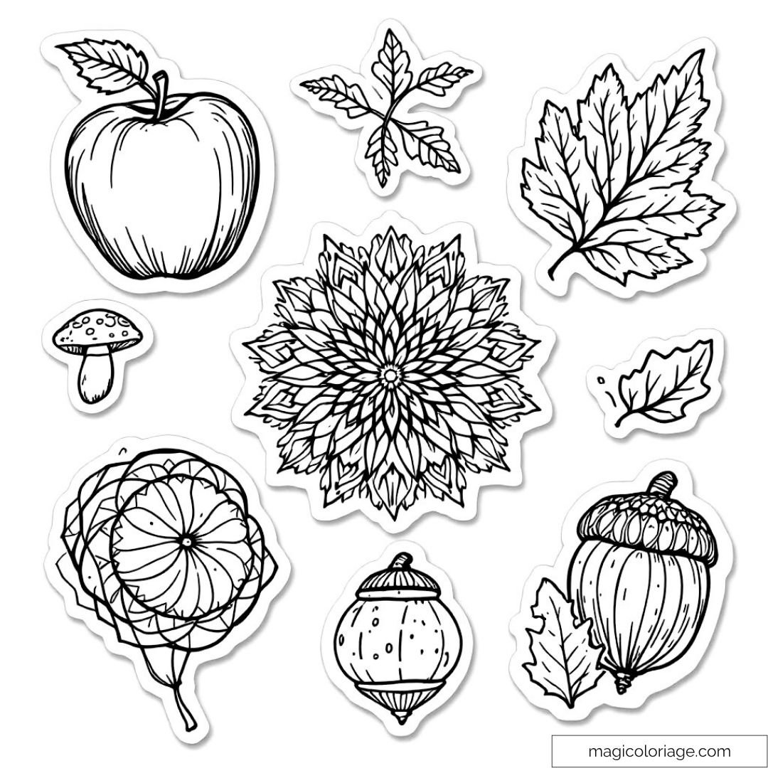 Illustration de feuilles