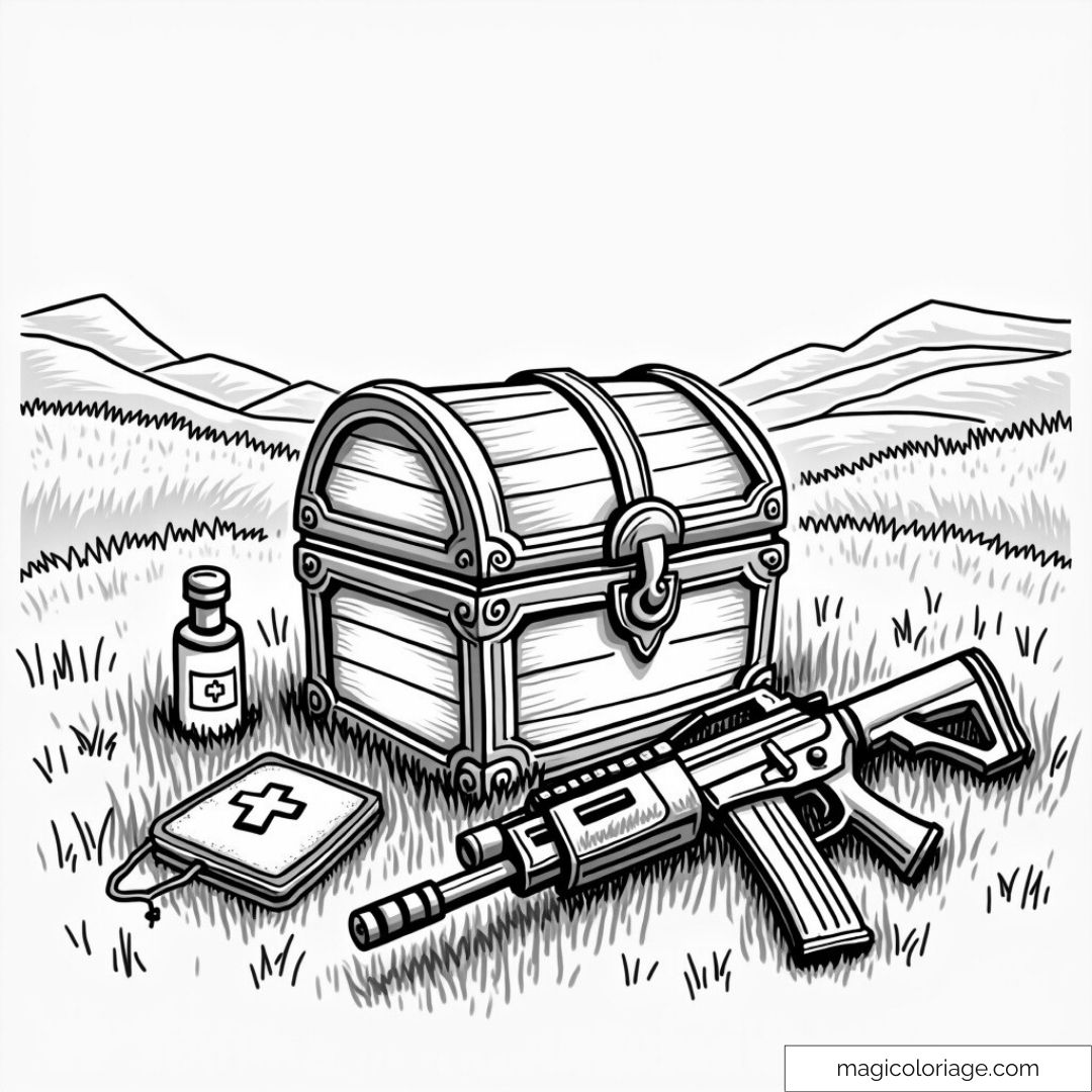 Dessin coffre