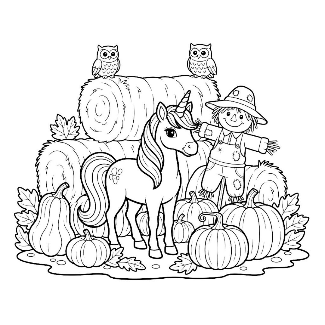 Dessin de licorne