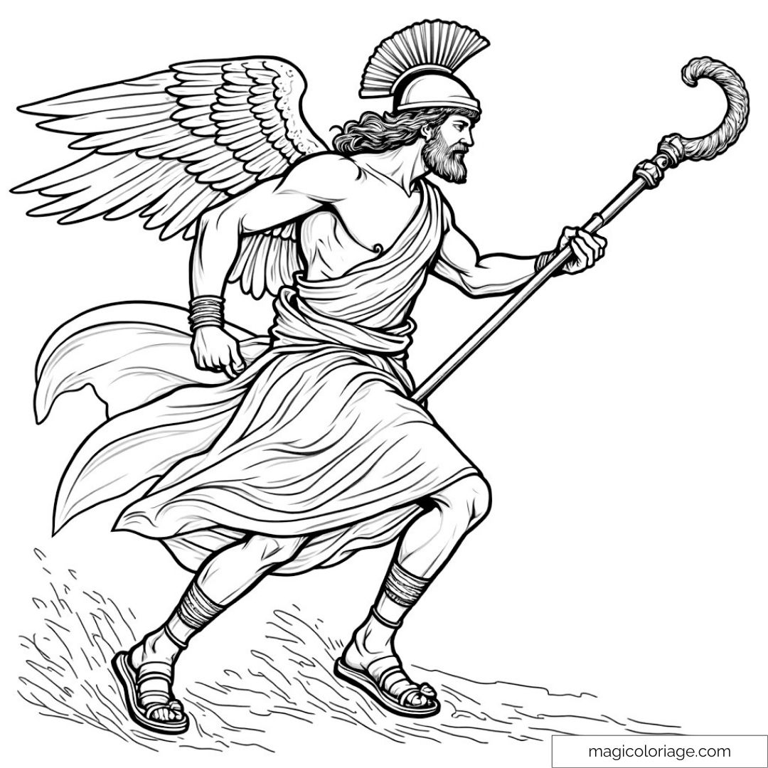 Dessin de Hermès