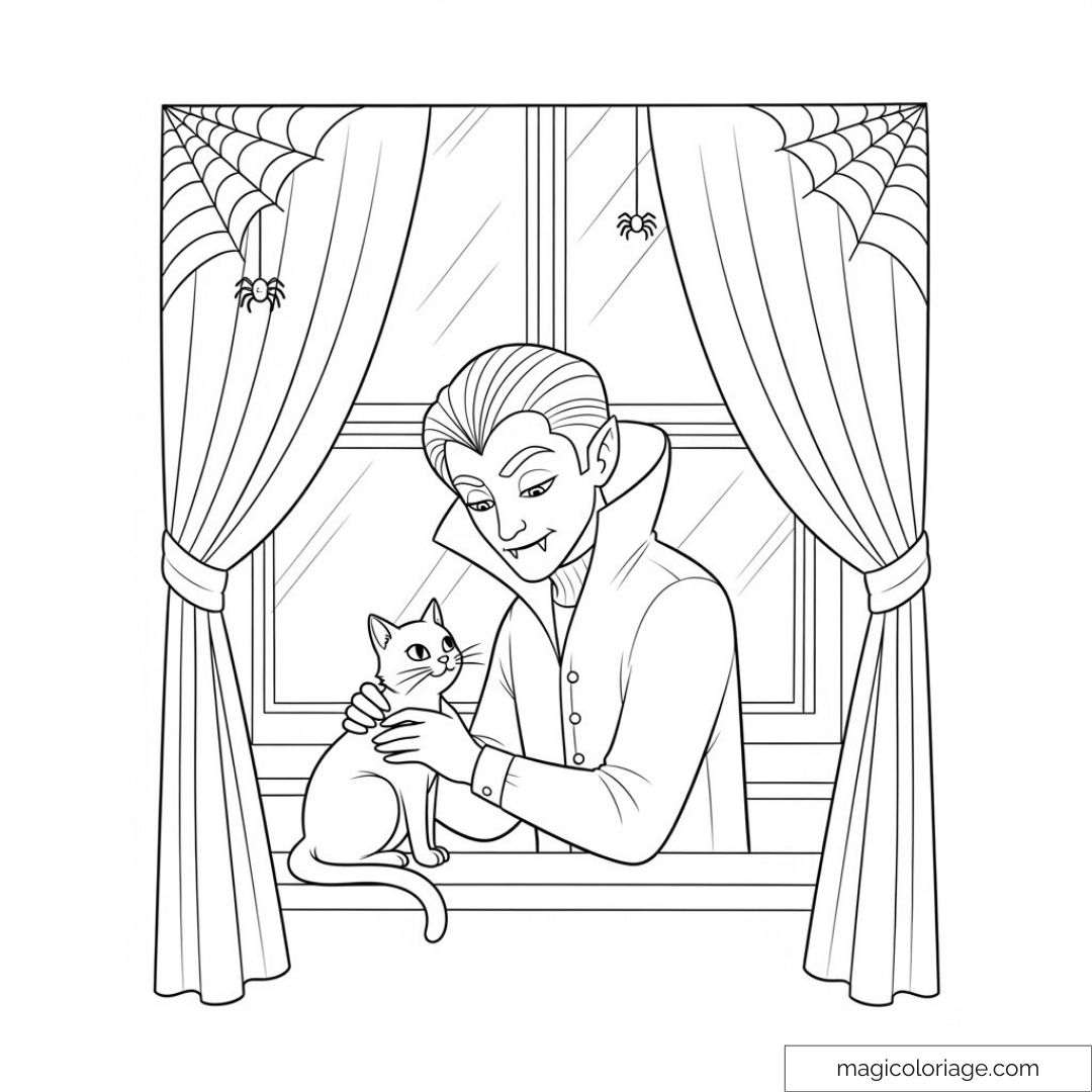 Coloriage vampire