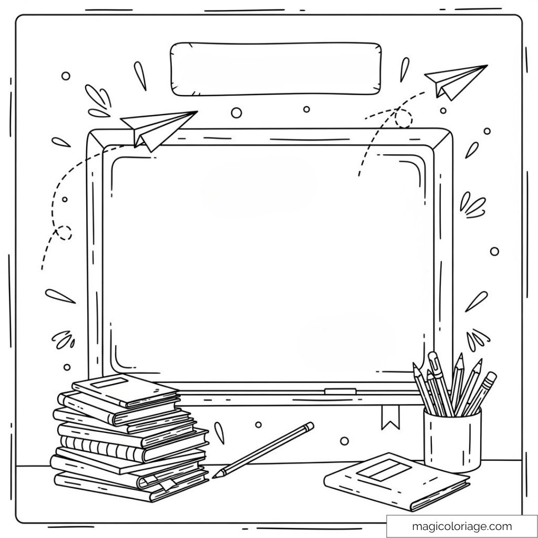 Carte à personnaliser avec livres