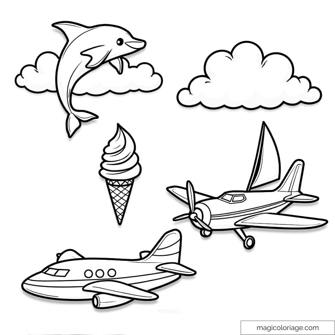 Dessin de dauphin