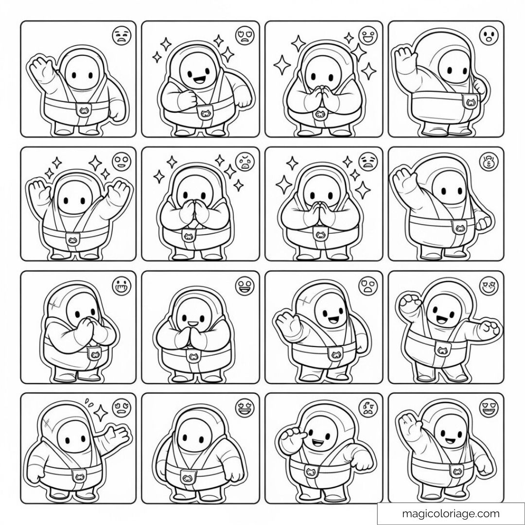 Coloriage de Stumble Guys