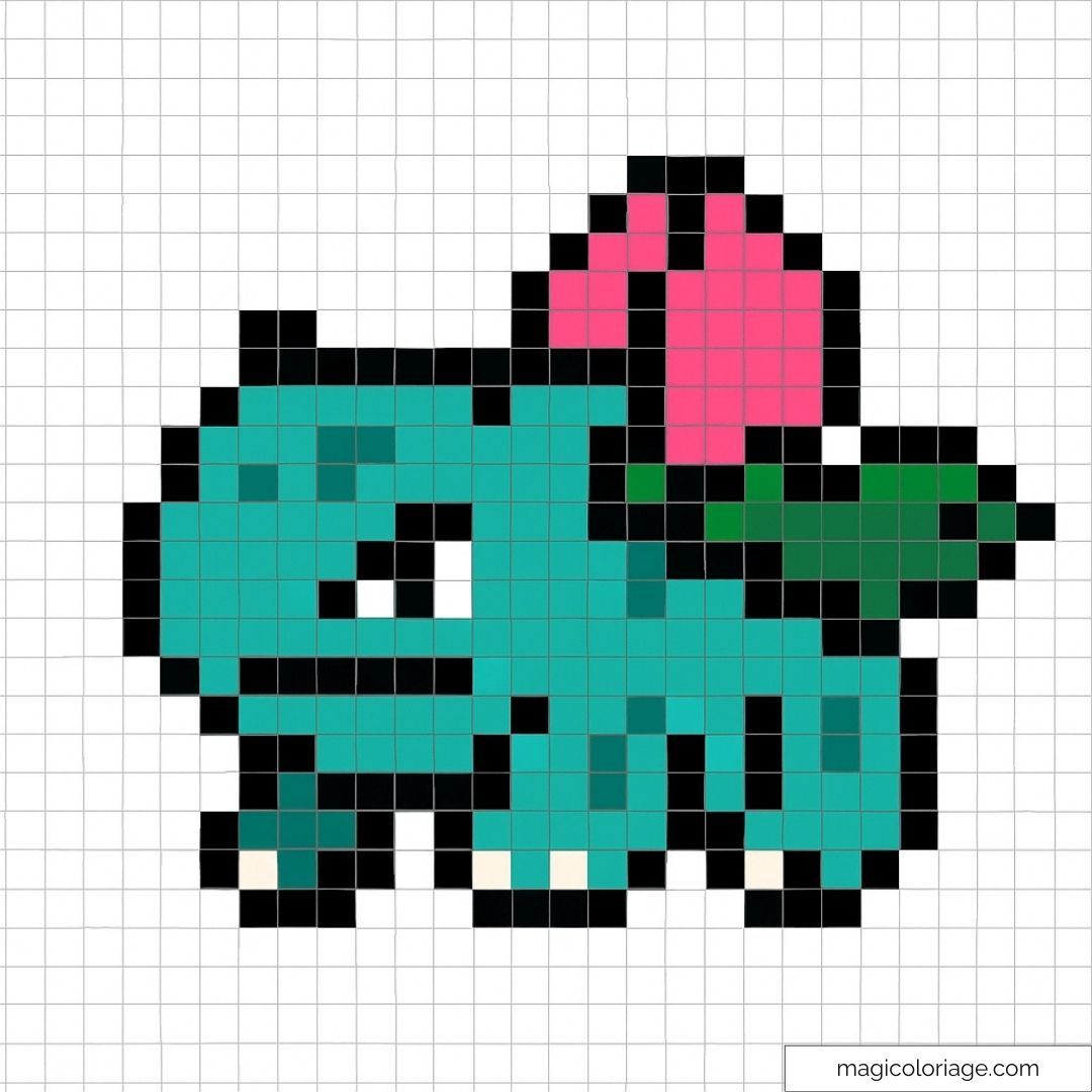 Pixel art de Bulbizarre