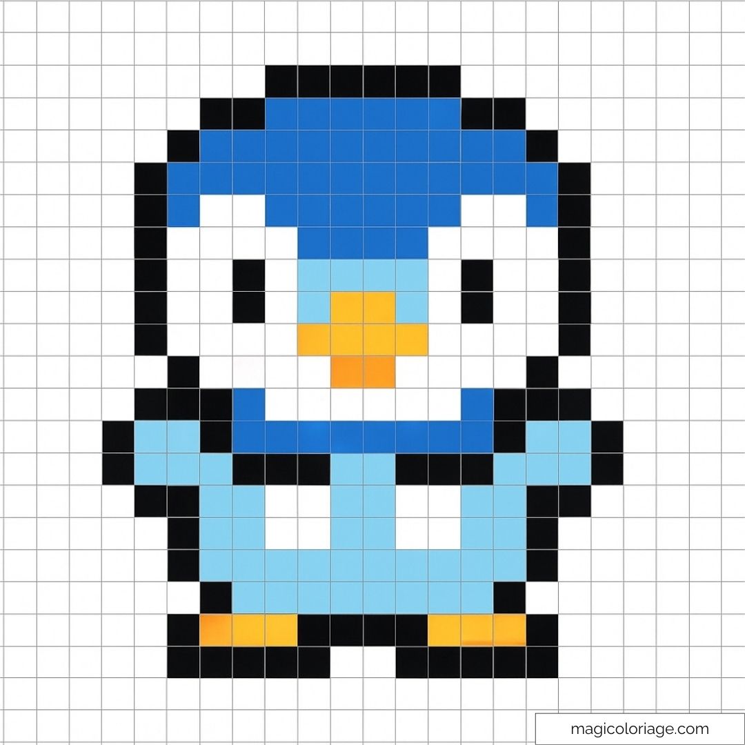 Pixel art de Tiplouf