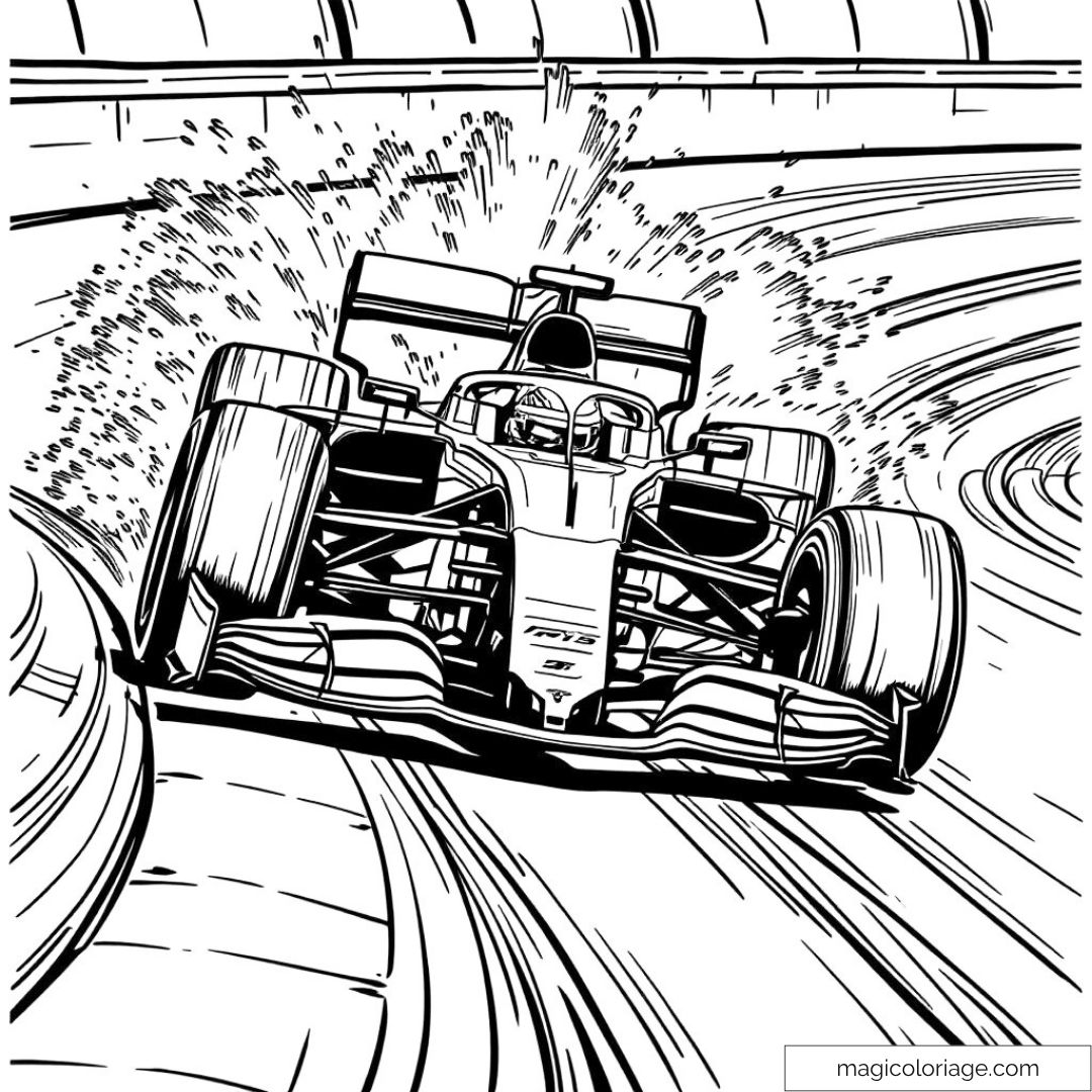Image de voiture de Formule 1 rapide