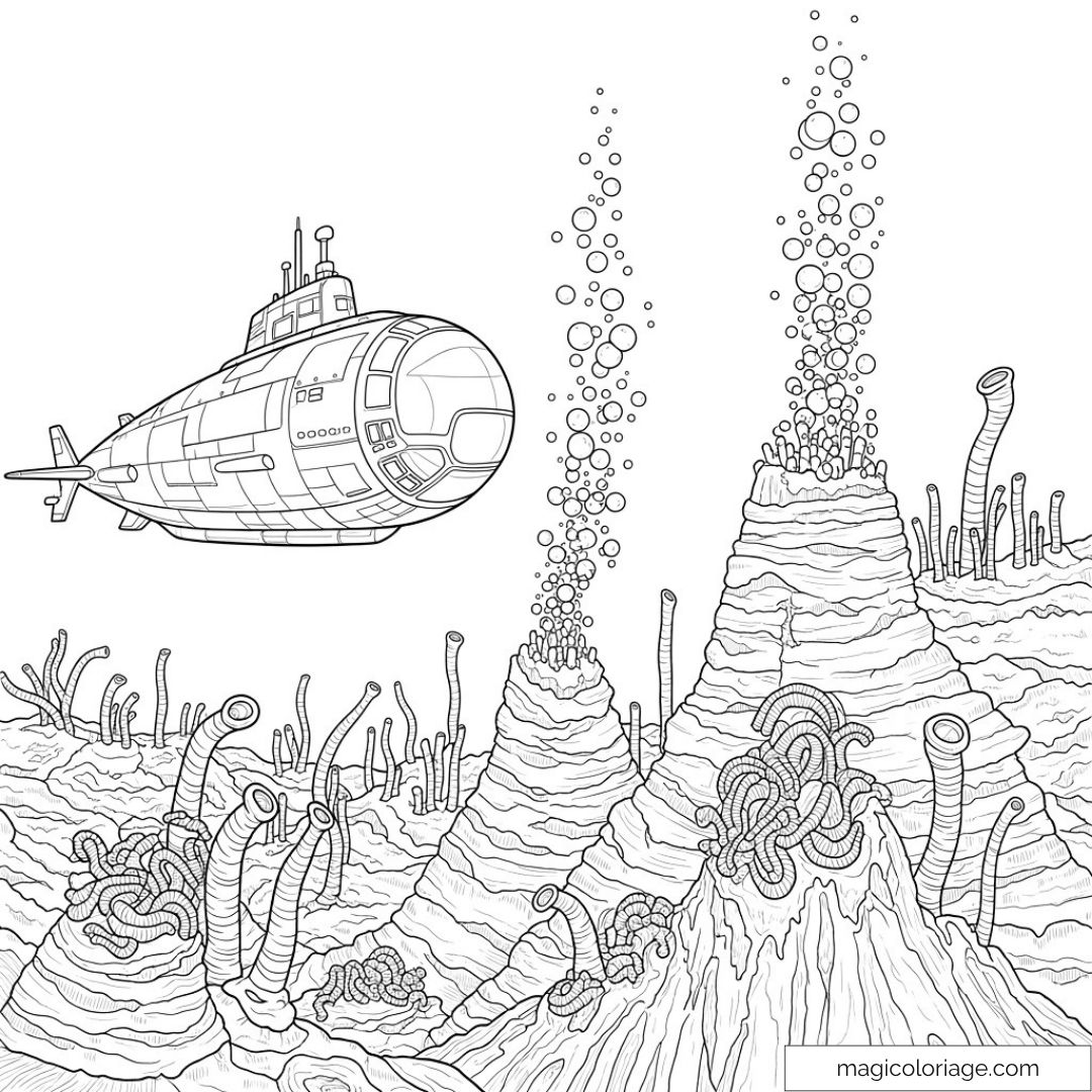 Dessin sous-marin